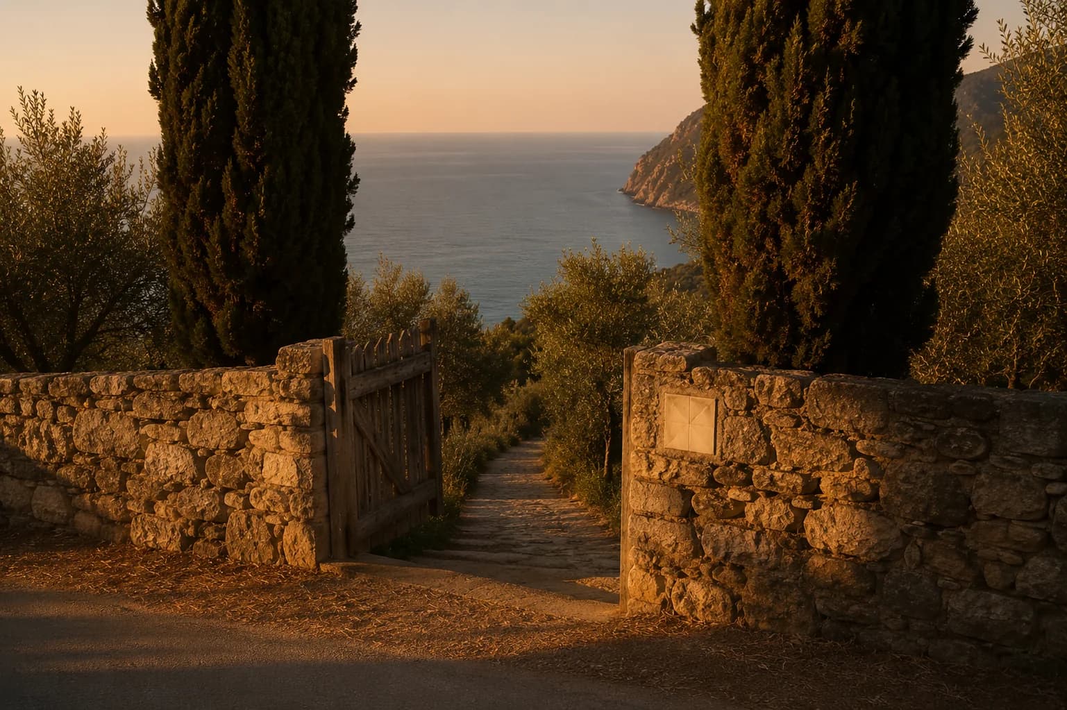 The gate at the top of the track, where the car stays